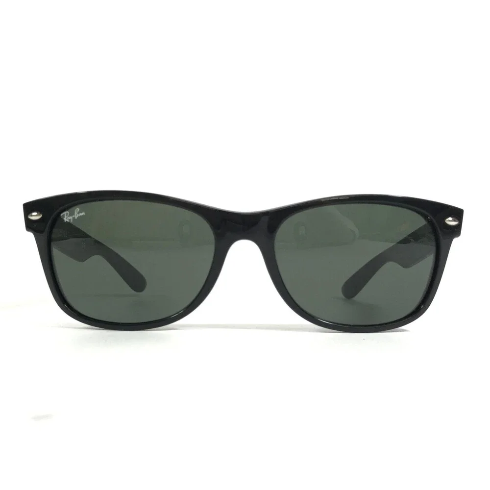 Ray-Ban Sunglasses RB2132 New Wayfarer 901L Matte Black Frames G-15 Lenses 55 mm